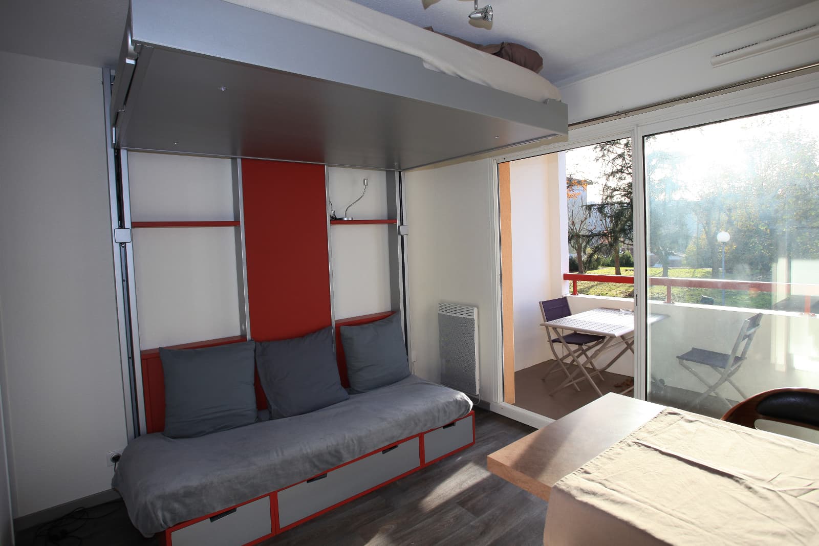 Aménagement intérieur du studio